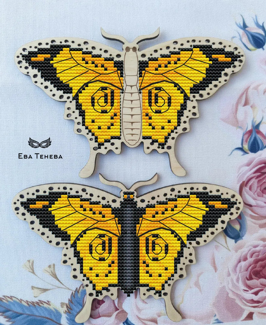 Butterfly. Golden Summer - PDF Cross Stitch Pattern-1