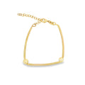 Bar Link Pearl Bracelet (I483)