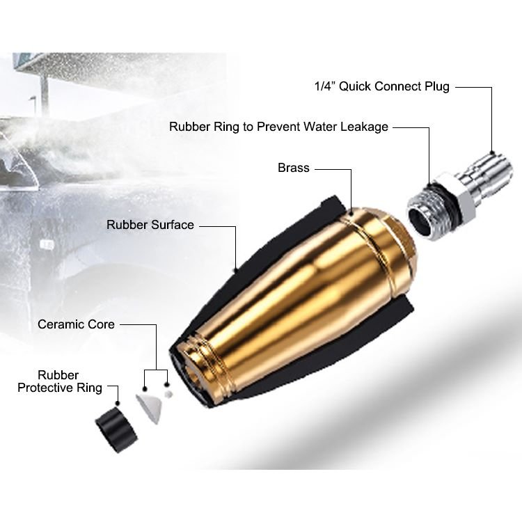 Turbo Nozzle, Rotating Pressure Washer Nozzle